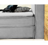 Boxspring postel Annabella šedá 180x200