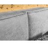 Boxspring postel Annabella šedá 180x200