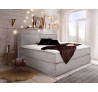 Boxspring postel Annabella šedá 180x200