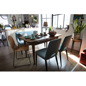 2ks přírodní židle z ratanu Bali