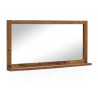 Velké koupelnové zrcadlo z palisandru Kao 130x65 - SKLADEM