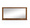 Velké koupelnové zrcadlo z palisandru Kao 130x65 - SKLADEM