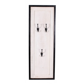 Bílý věšák z masivu mango White Rocco