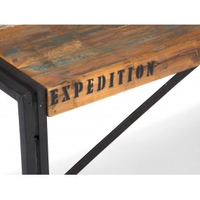 Retro lavice z exotického dřeva Ontario