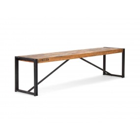 Retro lavice z exotického dřeva Ontario