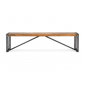 Retro lavice z exotického dřeva Ontario