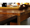 Rozkládací jídelní stůl 90x90 masivní dřevo Glory
