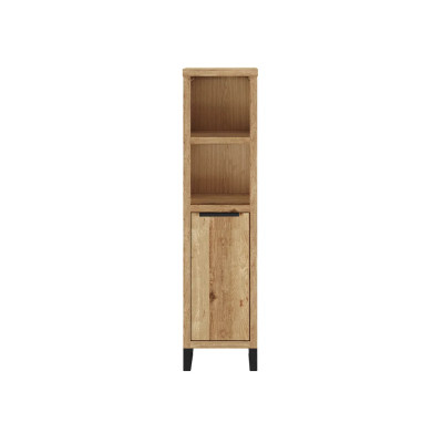Vysoká koupelnová skříňka Victoria divoký dub