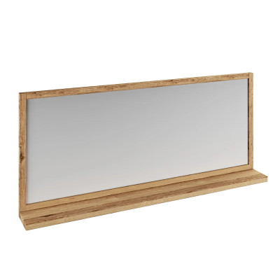 Dřevěné zrcadlo do koupelny 138 cm Victoria III divoký dub