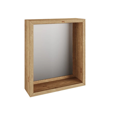 Zrcadlo do koupelny 56x65 Victoria divoký dub