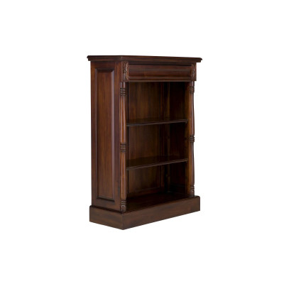 Dřevěná knihovna Oxford 120 cm mahagon