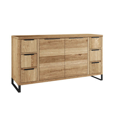 Skříňka pod umyvadlo masiv 138 cm Victoria III divoký dub