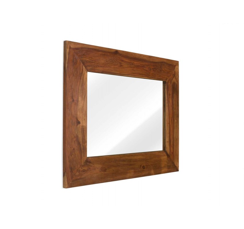 Zrcadlo s palisandrovým rámem Squarus