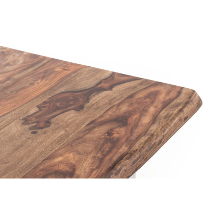 Jídelní stůl palisandr 170x90 Wildwood stříbrné nohy