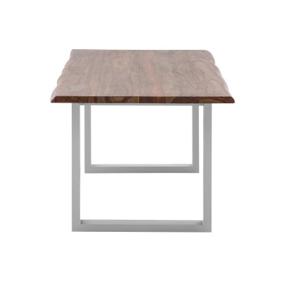 Jídelní stůl palisandr 170x90 Wildwood stříbrné nohy