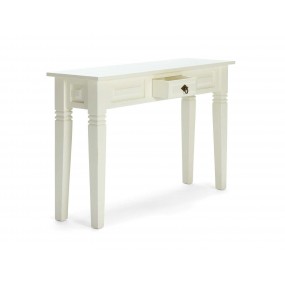 Bílý konzolový stolek z borovice Jodpur