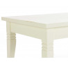 Bílý konferenční stolek 130x65 z masivu Jodpur 