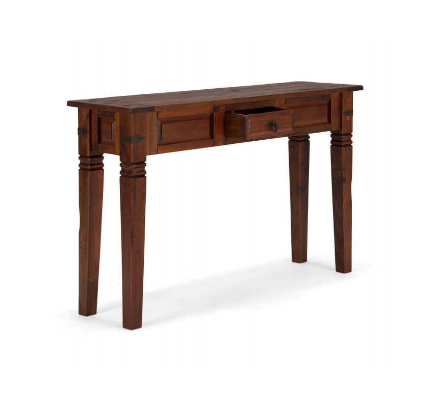 Rustikální konzolový stolek Jodpur hnědý