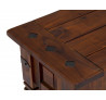 Rustikální konzolový stolek Jodpur hnědý