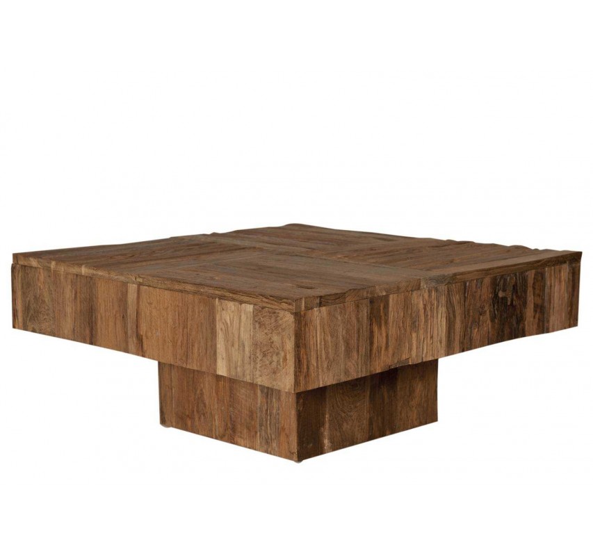 Dřevěný konferenční stolek z teaku Marina 80x80