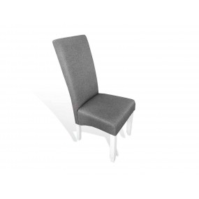 Kuchyňská židle z textilu šedá židle