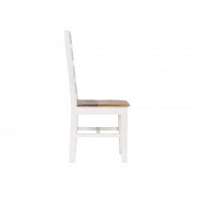 Dřevěná židle Madagaskar bílá