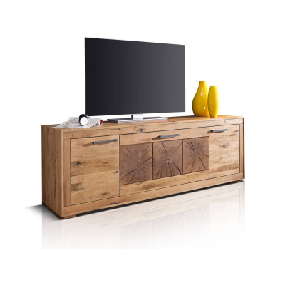 Masivní TV stolek 178 cm Alaska III divoký dub