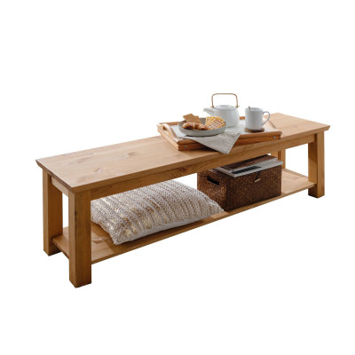 Lavice k posteli 140 cm Palmeria borovice