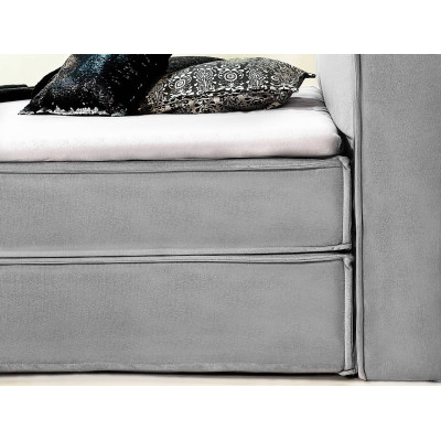 Postel boxspring 200x200 Annabella šedá