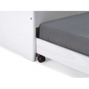 Rozkládací postel Diana - 90x200 bílá