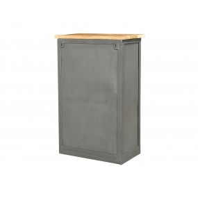 Nástěnná skříňka do koupelny z kovu a dřeva Hometown