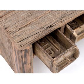 Konferenční stolek z masivního recyklovaného dřeva Thebeus
