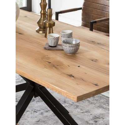 Jídelní stůl dub masiv 180x100 Tables divoký