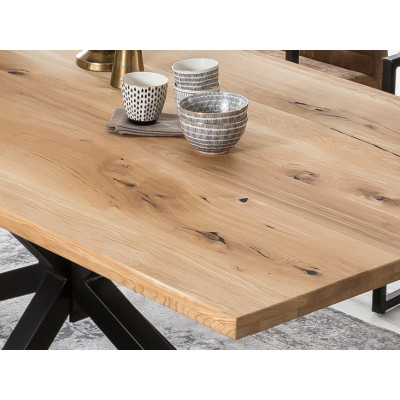 Jídelní stůl dub masiv 180x100 Tables divoký