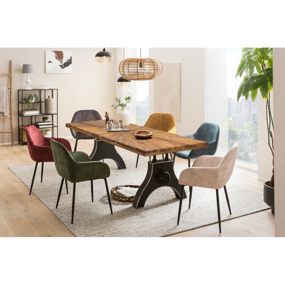 Set 3 odkládacích stolků z palisandru Margao