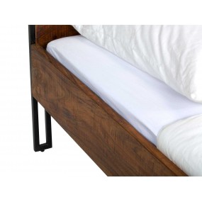 Akátová postel ve vintage stylu Alabama
