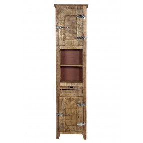 drevena-masivni-skrin-z-mangoveho-dreva, Vysoká skříň z masivu Frigatta