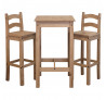Barová masivní židle z borovice CORONA