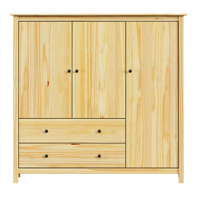 Prádelník 3 dveře + 2 zásuvky TORINO kovové úchytky koupit | SOB Nábytek