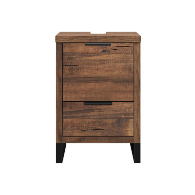 Waschbeckenunterschrank Sydney schmal Pinie dunkel