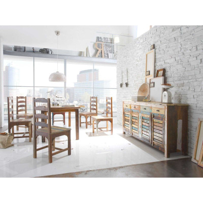Dřevěný jídelní stůl z exotického dřeva Lungo