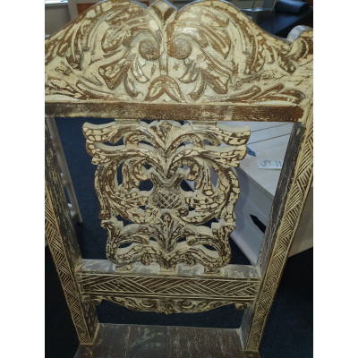 Masivní židle antický design India