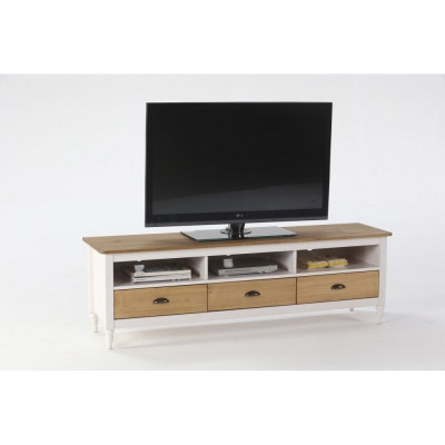 Dřevěný TV stolek 158 cm Marckeric Joyce borovice