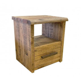 Noční stolek z recyklovaného dřeva Sacramento