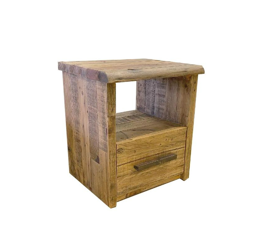 Noční stolek z recyklovaného dřeva Sacramento