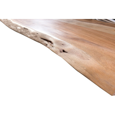 Jídelní sestava 180x90 cm stůl a dvě lavice Andrea stříbrné nohy