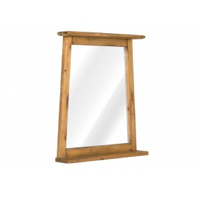 Dřevěné zrcadlo Rollo