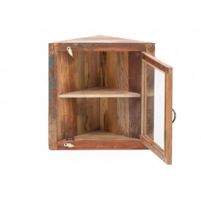 Rohová skříňka z recyklovaného dřeva Shaman