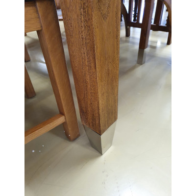 Jídelní stůl z palisandru 140x80 s kovovými nohami Margao