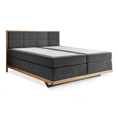 Boxspring postel šedá Harold